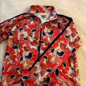 Floral zip up jacket